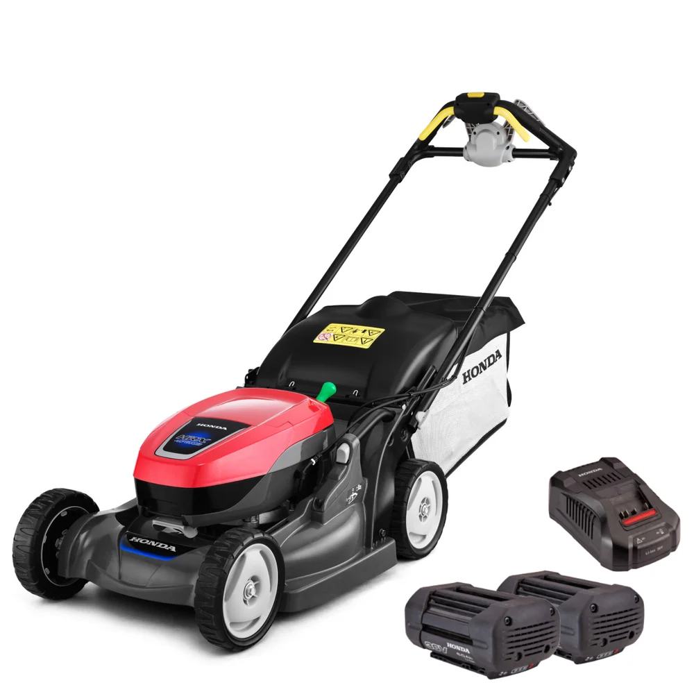 47cm Accu Grasmaaier bundel, inclusief 2 x 6Ah accu en lader Afbeelding 1